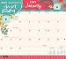 Orange Circle Studio 2017 Magnetic Monthly Calendar Pad, Secret Garden (Magnetic Monthly Pad)