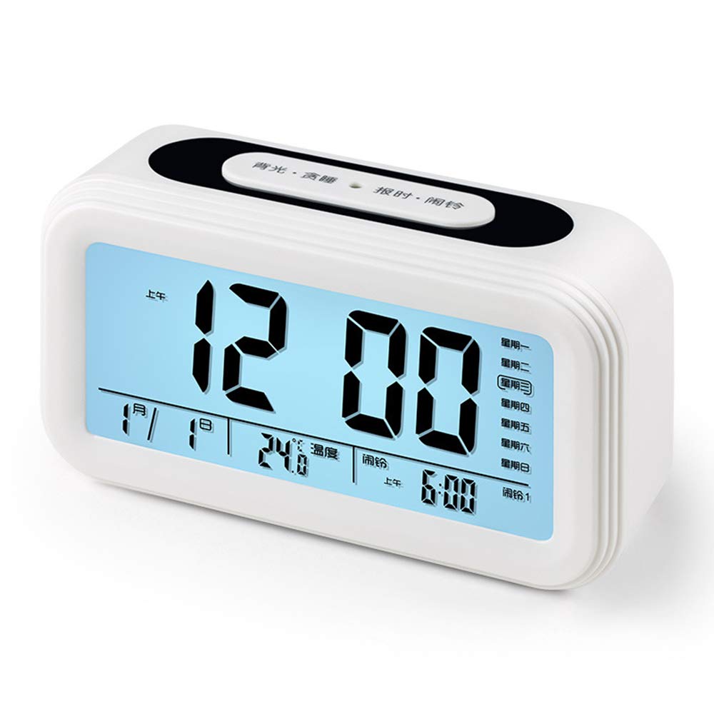 Amazon.co.jp: 1個 スマート 目覚まし時計 ミュート 電子アラーム