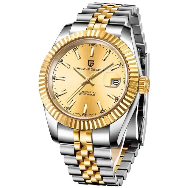 London CraftworkPagani Design PD1645 Men Mechanical Watch Luxury Automatic Watch Jubilee Bracelet NH35 Movement 100M