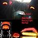 evomosa Universal 10mm Motorcycle 12 LED Turn Signal Lights Blinker Front Rear Lights Indicator
