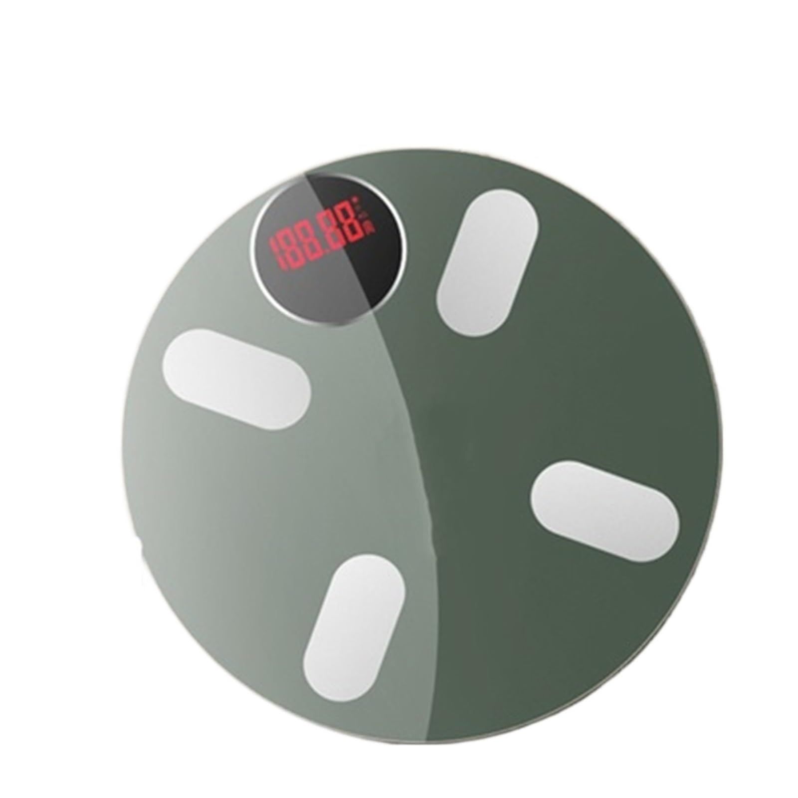 Bilancia For Il Grasso Corporeo Smart Bluetooth For Bagno For Monitoraggio Della Salute Analizzatore Di Composizione Corporea BMI Digitale Senza Fili Preciso E Facile Da Leggere(Green)