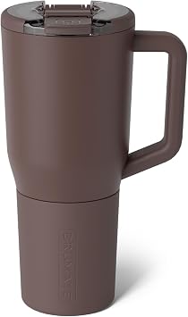 BruMate Muv - 35oz 100% Leak Proof Insulated Coffee Mug with Handle & Lid - Stainless Steel Coffee Travel Mug - Double Walled Coffee Cup Java