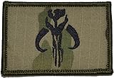 Mandalorian Skull - 2x3 Morale Patch - Multicam / OCP