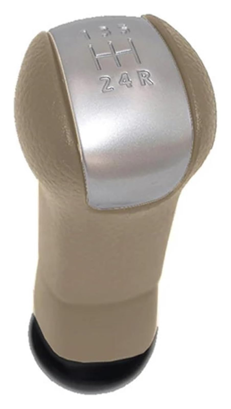 Fncvtm Beige Sliver Car Gear Knob For Nissan For Qashqai J10 For X-Trail T31 For Juke F15 Gear Shift Knob Lever Change Gearbox Stick(Beige Sliver)