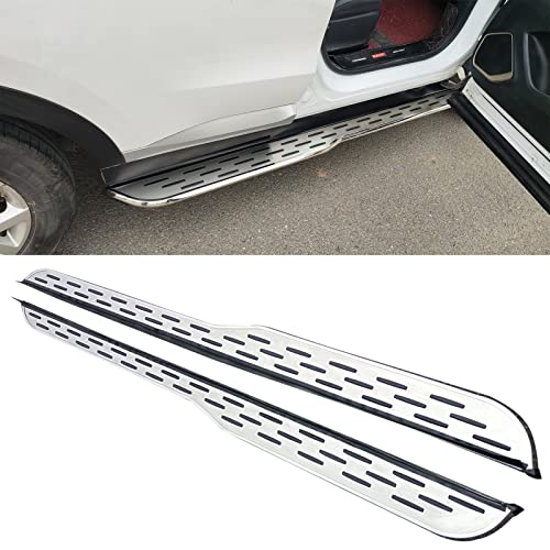 Estribos laterales aluminio plateado Nissan Murano 2015-2023