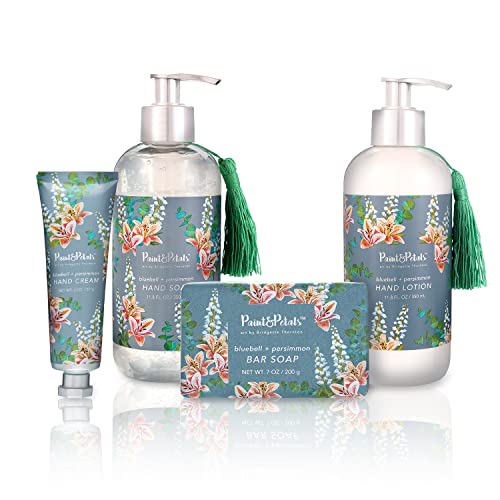 Paint&Petals Bluebell & Persimmon Scented Hand Cream, Infused With Shea Butter For Ultimate Hydration, Paraben & Sulfate Free, 2 Oz #TOP5