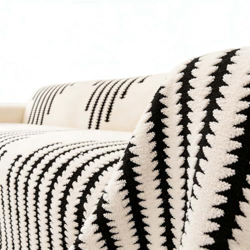 Housse de canapé antidérapante douce lavable 180x230 - 8