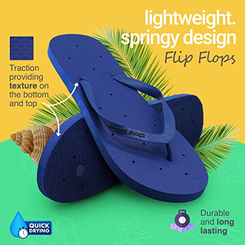 Image of Shower Shoez Men's Non-Slip Gym Pool Dorm Water Sandals Flip Flops