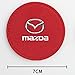 OEWSDG Suede Car Cup Coasters for Mazda 3 Sport, Non-Slip Bottle Holder Mats, Waterproof Coasters, Water Bottle Holder Pads, Drink Cup Mat, Interior Accessories,Orange