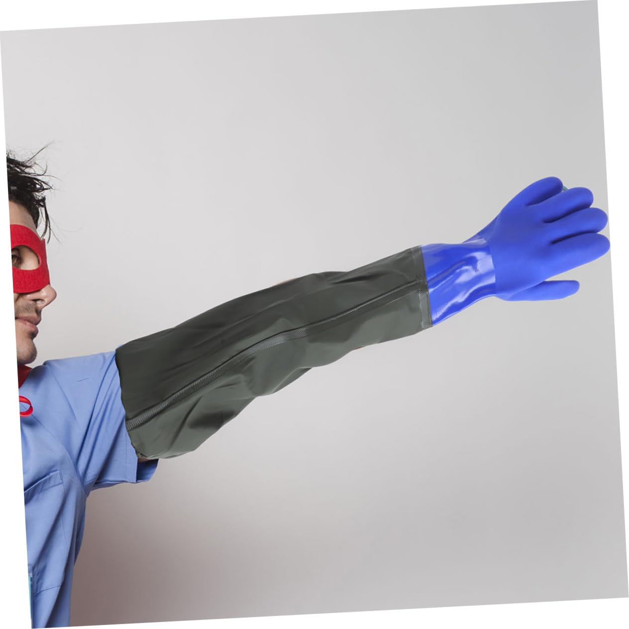 Cabilock 2pares Guantes Largos Impermeables De Goma Para Lavar Platos De Guantes De Cocina Resistentes Para Limpieza De Cocina y Cuidado De Acuarios
