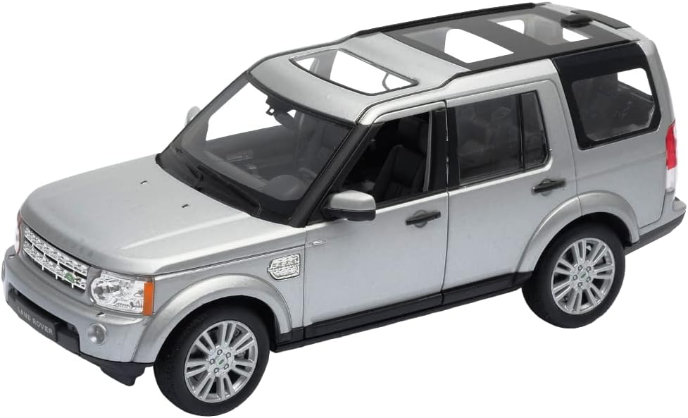 Land Rover Discovery 4 Modellauto 1:24 Silber - Metall Mit öffnenden Türen