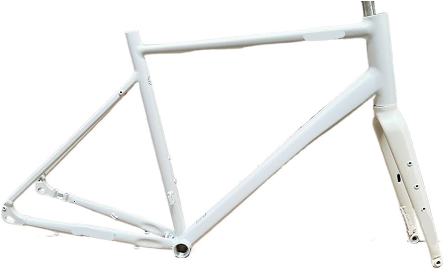 Bicycle Frame Made of Road Bike Material, with Front Fork, Thru-axle Disc Brake Set