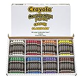 Crayola BIN528059 Construction Paper Crayon Classpack, Reg Size, 8 Colors, Pack of 160