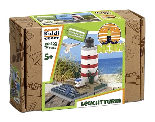 KIDDICRAFT KC1302 Kleiner Leuchtturm - Klemmbausteine Set Moin, maritim