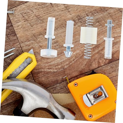 Kit de Herrajes para Puertas Correderas de Metal de 16 Piezas Operación Suave y Silenciosa para Puertas Plegables y de Granero Construcción Duradera Fácil Instalación Incluye Guía de Piso y Pivotes Inferiores miniatura 6