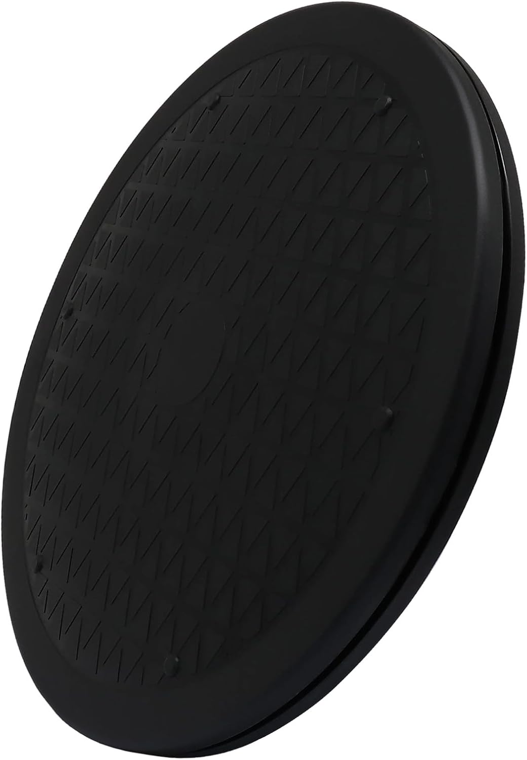 2 Pack Black 7.9 Inch Lazy Susan Turntable, Heavy Duty Rotating Swivel Stand with Steel Ball Bearings for Plants, Monitors & TVs(360˚ Rotation)