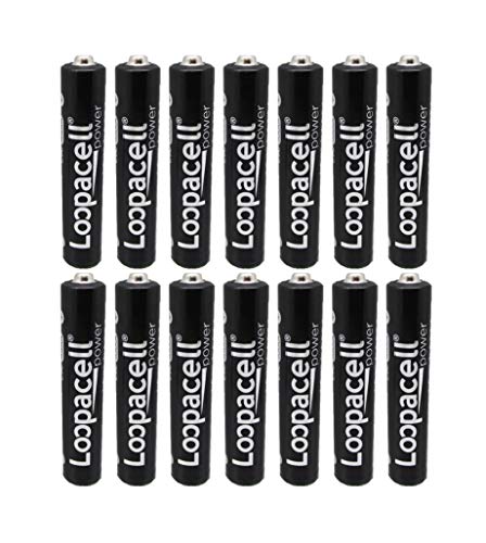 14 Pack of Loopacell AAAA Alkaline Batteries. Fits Streamlight Flashlights