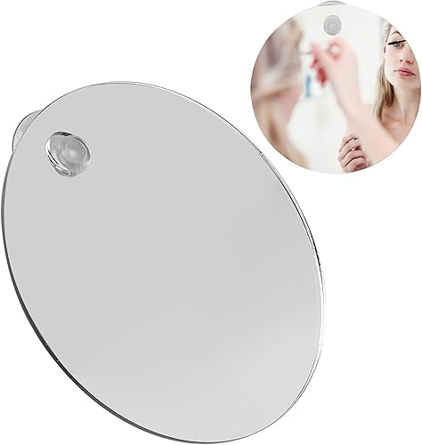 Miniatura 8 de Espejo de ducha sin niebla para afeitarse, espejo plano antivaho e inastillable, accesorios de baño para hombres, espejo de baño para ducha