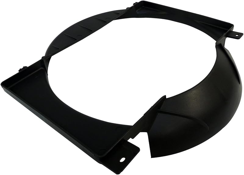 Carenagem da ventoinha Crown Automotive 52027501AC em plástico preto – 1 unidade