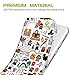 ZQWY Cute Case Compatible with iPhone 8/ iPhone 7 4.7 Inch, Aesthetic Slim Fit Thin Glossy Soft TPU Gel Protective Phone Cover for Women Girls Boys (Kawaii Doodles)