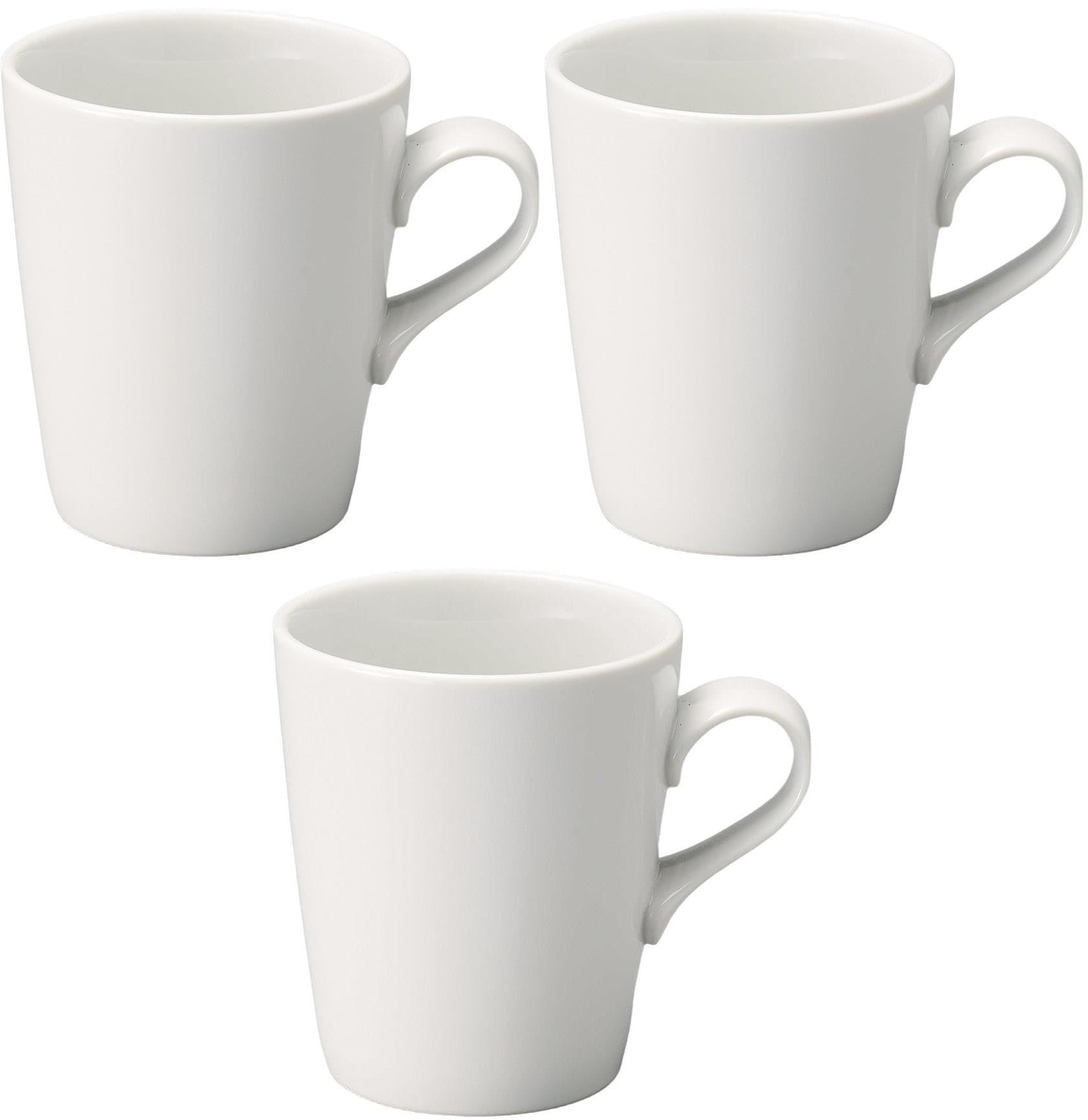Amazon.co.jp: 3個セット ホワイトマグ（大） [ 8.5×10cm・300cc