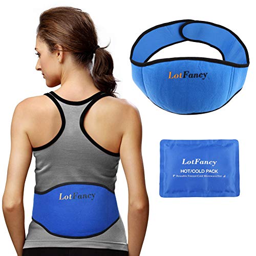 LotFancy Hot Cold Pack for Lower Back Pain Relief, Belly, Waist, Hip, Lumbar