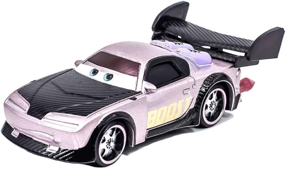 Movie Cars Toys Racing Clan Wingo Slug DJ Boust Metal Diecast Car Kids Toy (Racing Party 5Pcs)