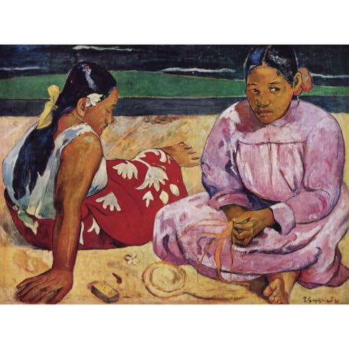 Impression sur toile femmes tahitiennes Gauguin pour créer un salon exotique