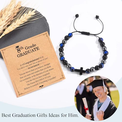 Pulsera para niños en su graduación de escuela secundaria: regalo para hijo 4