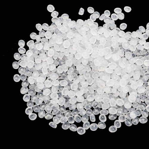 Hiceeden 10 Pounds Poly Pellets, Plastic Stuffing Beads Weighted Polypropylene Beads, Bean Bag Filler Bead for Stuffed Animal Toys, Filling Pillow, Crafts, Clear