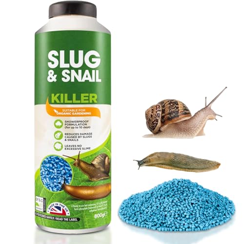 Neviland Slug and Snail Killer Pellets Garden Slug Repellent Pet Friendly Organic 800g