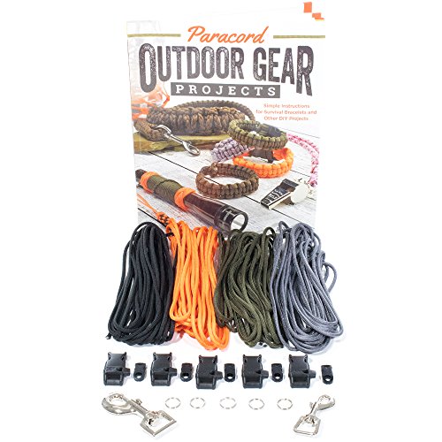Paracord Outdoor Gear DIY Craft Book & Crafting Essentials Kit