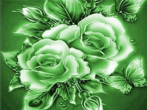 Kit de pintura de diamantes 5D de flor rosa, un regalo divertido y creativo para adultos
