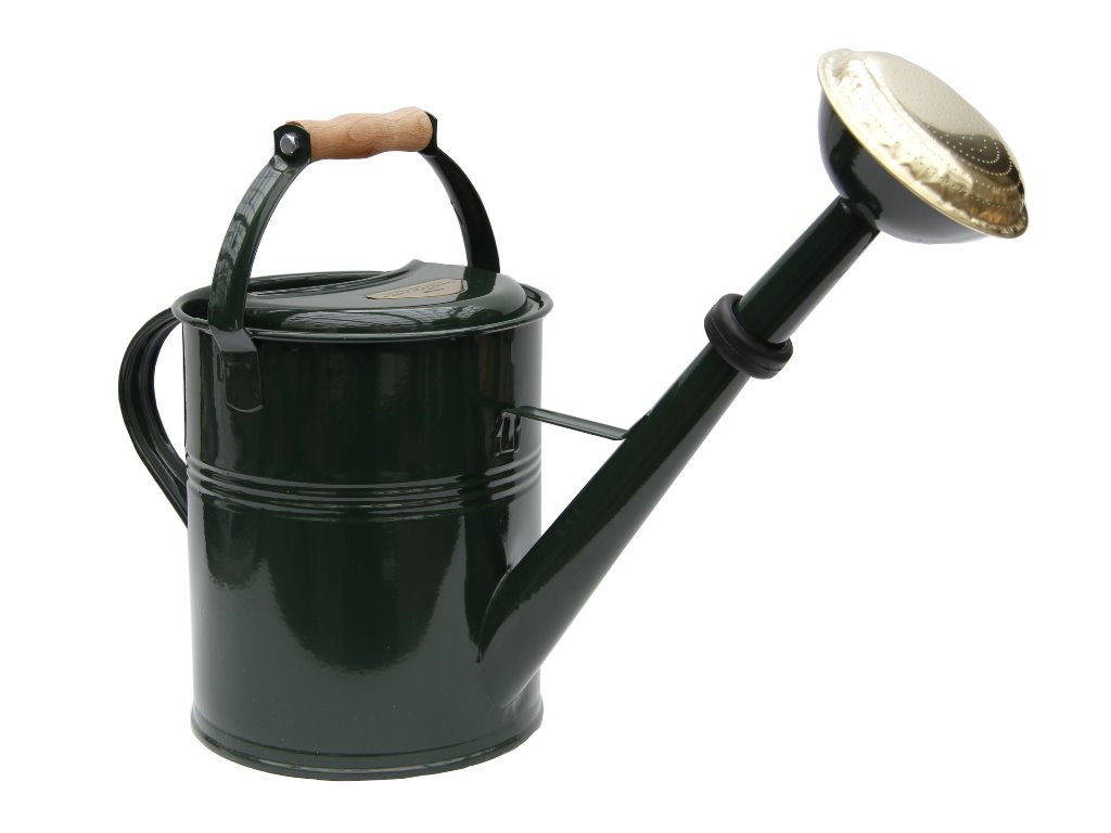 Garten von Ehren Feuerverzinkte/pulverbesch. Gießkanne Logo 9 Liter grün