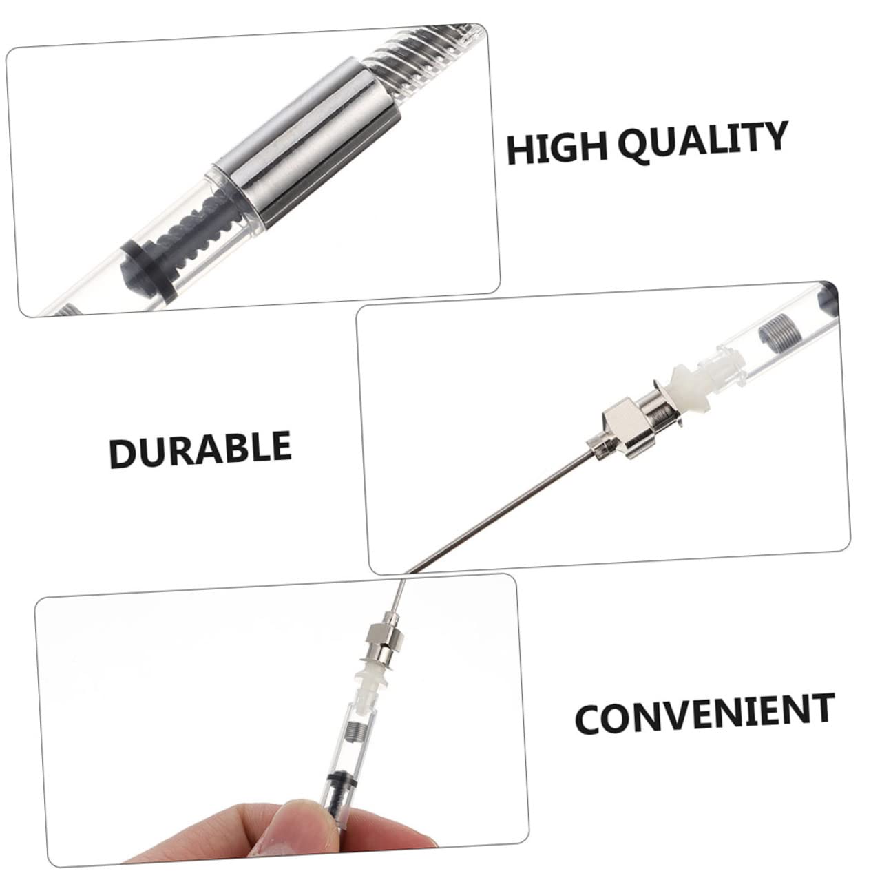 Operitacx 50pièces Outils De Remplissage Pour Stylo Plume Absorbeurs Encre Pratiques Pour Fournitures Scolaires Accessoires Légers Et Ergonomiques