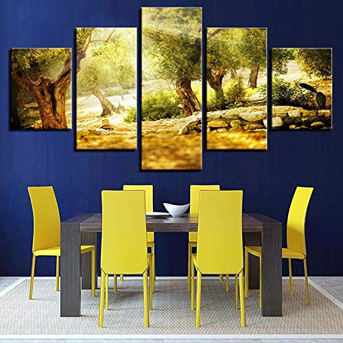 Impression sur toile forêt sous le soleil image HD de qualité - 4