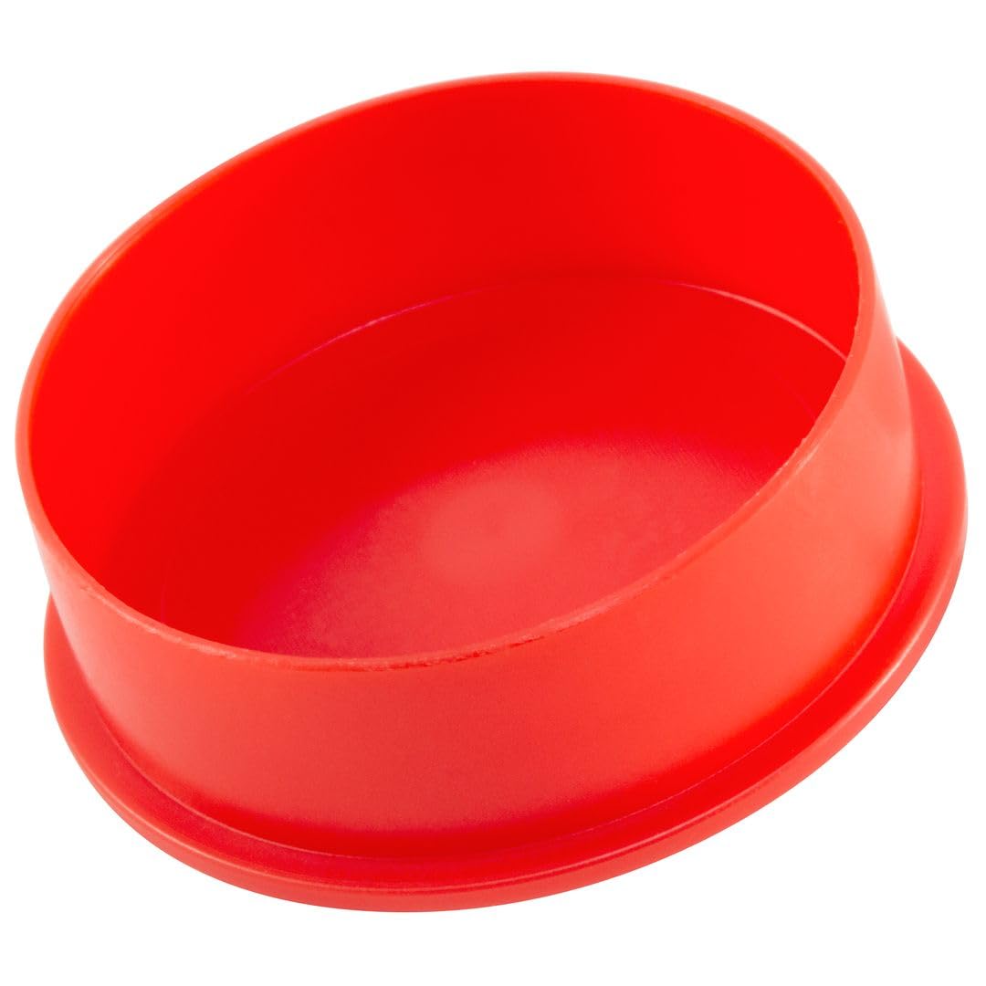 Capuchons de protection filetés 5 pouces EC-80 rouges Caplugs pour connecteur plastique x30