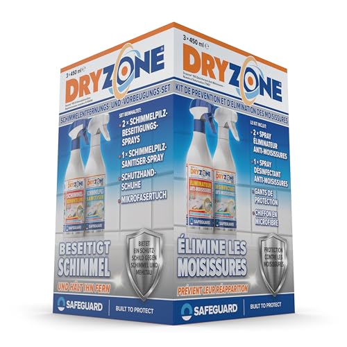 Dryzone Kit d'Élimination et de Prévention des Moisissures (3 x 4...