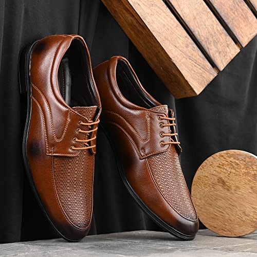Image of Centrino Formal Shoe for Men | Soft Cushioned Insole for All-Day Comfort | Stylish & Elegant Design | Perfect for Office, Business Casual & Formal Attire 2825