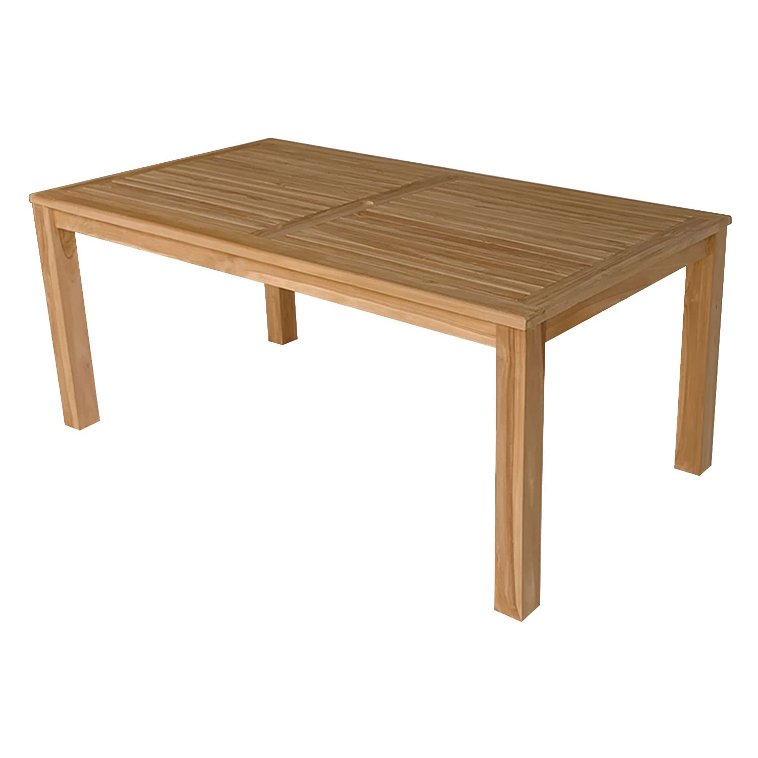 Table de Jardin rectangulaire 180 cm Teck Java 6 Places