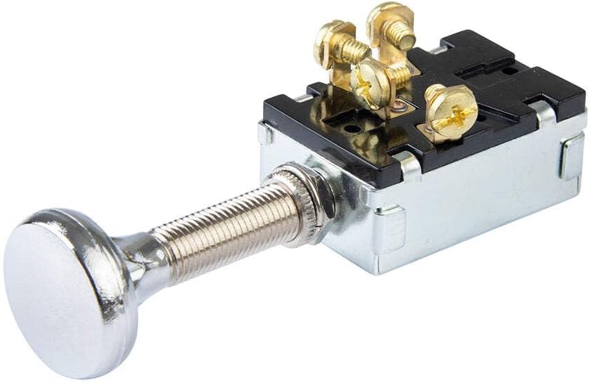 BEP 3 Position SPDT Off/On1&2/On1&3 Push Pull Switch