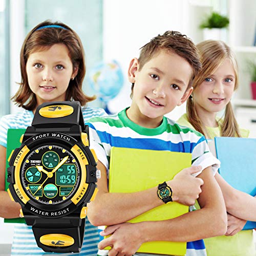 Montre étanche pour enfants ATIMO avec affichage LED multifonction