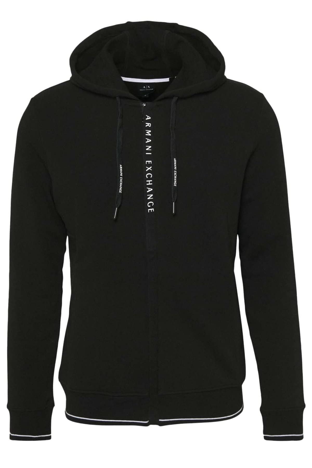 Armani Exchange mens A|x Armani Exchange Men's Logo Zipper Full Zip Hooded Sweatshirt