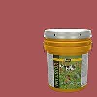 Vista 32 de Rodda Paint CASCADIA ZERO - Pintura satinada e imprimación para interiores en uno, cuarto de galón, toque rosa