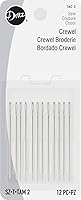 Algopix Similar Product 17 - Dritz 56C2 Crewel Hand Needles Size 2