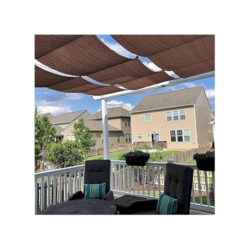 Auvent rétractable à vagues avec protection solaire modulable pour toit de terrasse - 3