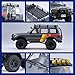 FMS RC Crawler 1/10 FCX10 Land Cruiser LC80 RS Toyota Licensed 4WD 2.4Ghz RC Rock Truck Hobby Grade RC Model Climbing Car Remote Control Car Off Road Vehicle for Adults FMS11042RSGY