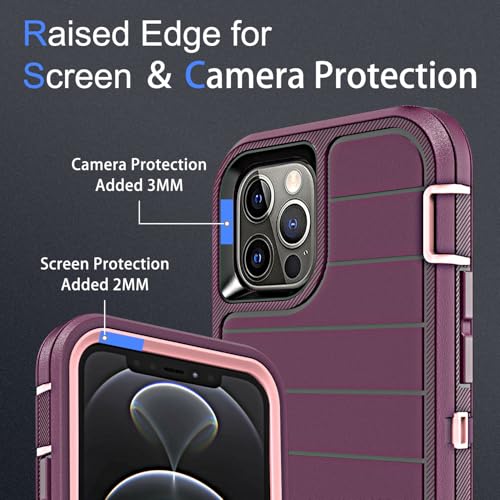 Coque iPhone 12 Pro Max antichoc très résistante aux chutes avec protège-écran - 3