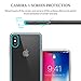 SWEES Shockproof Case Compatible iPhone X, Shockproof TPU Bumper Protective Transparent Clear Hard Back Case, HD Clear