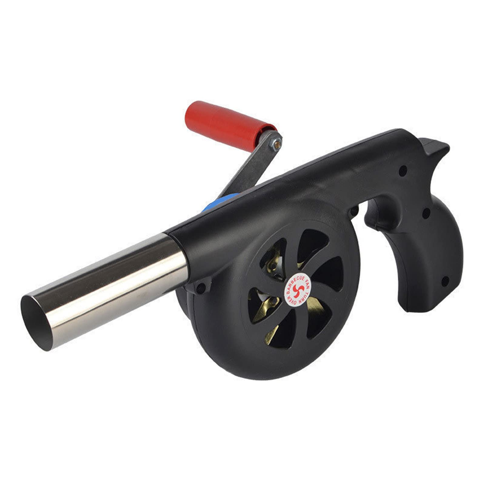 Kalttoy Cooking Hand Crank Blowers BBQ Fan Air Blower Barbecue Bellows for Picnic Camping Cooking Accessories Hand Crank Air Blower Bbq Fan Barbecue Bellows